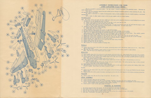 Коробка FROG 359P AVRO Lancaster, IMA, 1959